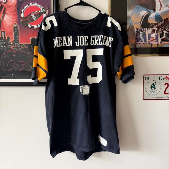 Vintage 70s Russell Athletic Joe Greene Jersey Tee - Picture 3 of 6